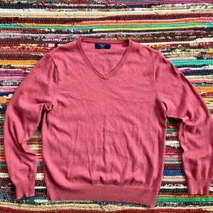 J. Crew ~ Cotton with Cashmere V-Neck Sweater